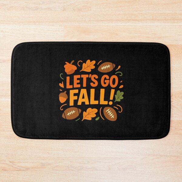 Item preview, Let’s Go Fall Football – Pumpkins, Acorns & Autumn Leaves designed and sold by FestivityFinds.