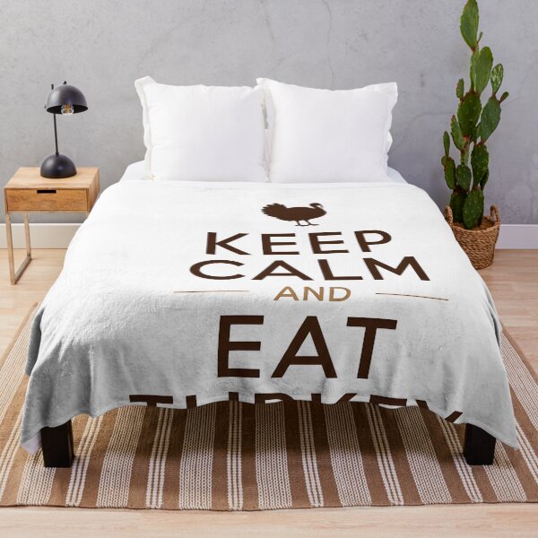 Item preview, Keep Calm Eat Turkey Thanksgiving designed and sold by LiviuGligoros.