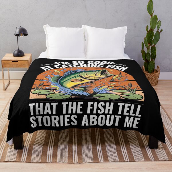 Item preview, I'm So Good at Catching Fish That Fish Tell Stories About Me – Funny Fishing Shirt for Anglers designed and sold by Teetreasure2.