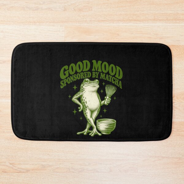 Item preview, Matcha Frog With a Sponsored Good Mood designed and sold by elderberry.