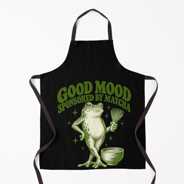 Item preview, Matcha Frog With a Sponsored Good Mood designed and sold by elderberry.