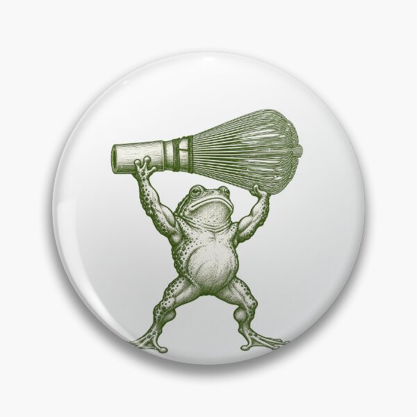 Item preview, Funny Frog Showing Off Strength With a Whisk designed and sold by elderberry.