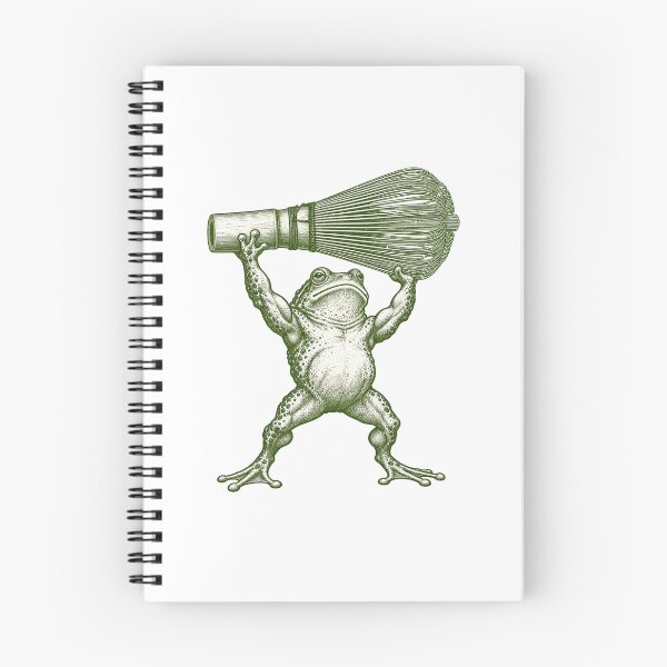 Item preview, Funny Frog Showing Off Strength With a Whisk designed and sold by elderberry.