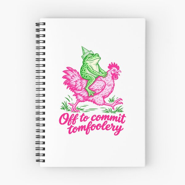 Item preview, Tomfoolery with a Jester Frog and Chicken designed and sold by elderberry.