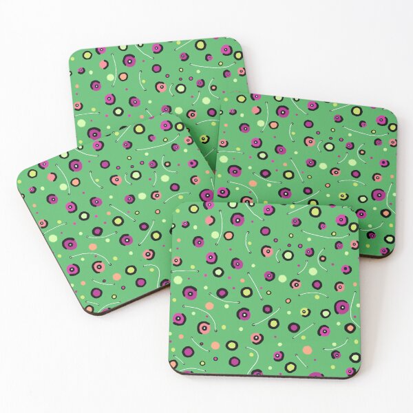 Item preview, Vibrant Abstract Circles Pattern Quirky Polka Dots designed and sold by SaraPixels.