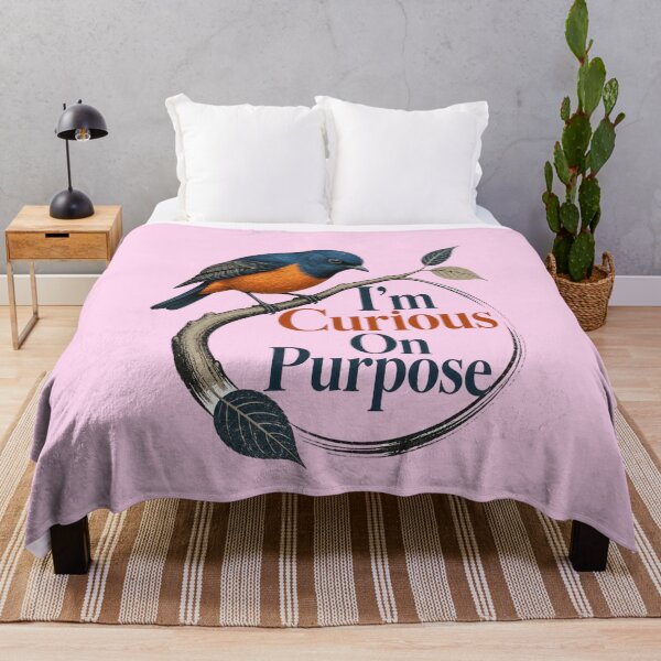 Item preview, Rufous-bellied Niltava Shirt - I'm Curious On Purpose - Japanese Naturalist Exotic Bird Tee - Minimalist Asian Songbird Graphic designed and sold by Max Store.