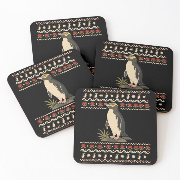 Item preview, Yellow-Eyed Penguin Hoiho Ugly Sweater Design designed and sold by MvuuStudio.