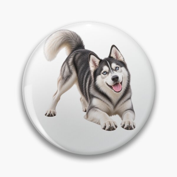 Item preview, Alaskan Malamute Husky Dog Playing designed and sold by BackgroundND.