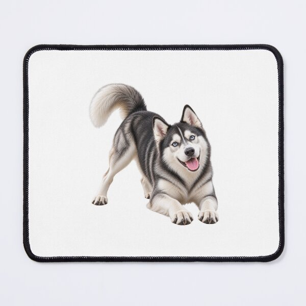 Item preview, Alaskan Malamute Husky Dog Playing designed and sold by BackgroundND.