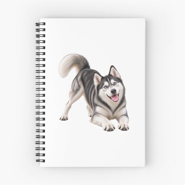 Item preview, Alaskan Malamute Husky Dog Playing designed and sold by BackgroundND.