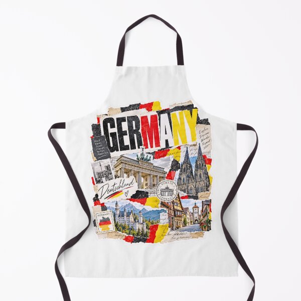 Item preview, Germany Vintage Travel Collage and Landmarks designed and sold by EdwinkOne.