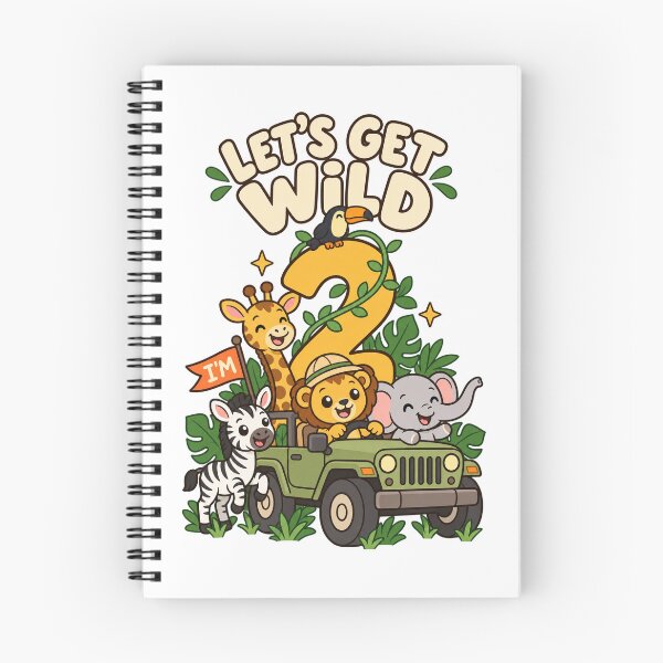 Item preview, Second Birthday Safari Animals in an Adventure Truck designed and sold by skyartdesign.