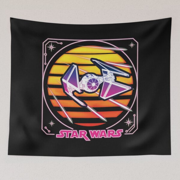 Item preview, Sunset Synthwave Starship Vector  designed and sold by TerryStarley.
