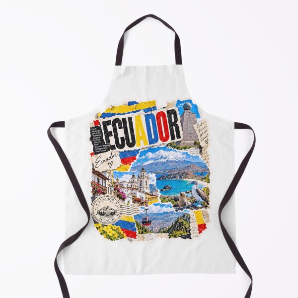 Item preview, Ecuador Vintage Travel Collage and Landscapes designed and sold by EdwinkOne.