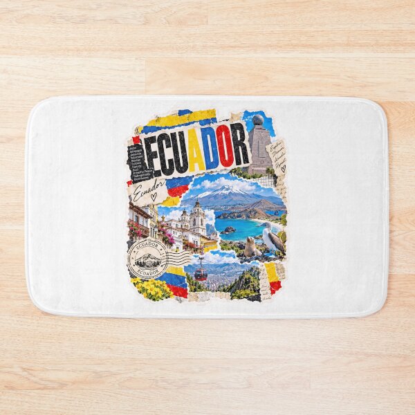Item preview, Ecuador Vintage Travel Collage and Landscapes designed and sold by EdwinkOne.