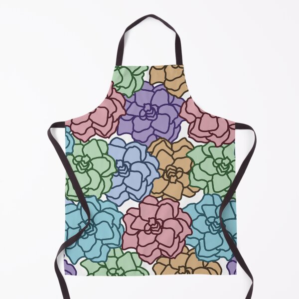 Item preview, Cute pastel floral line art seamless pattern on white designed and sold by PowerAntShop.