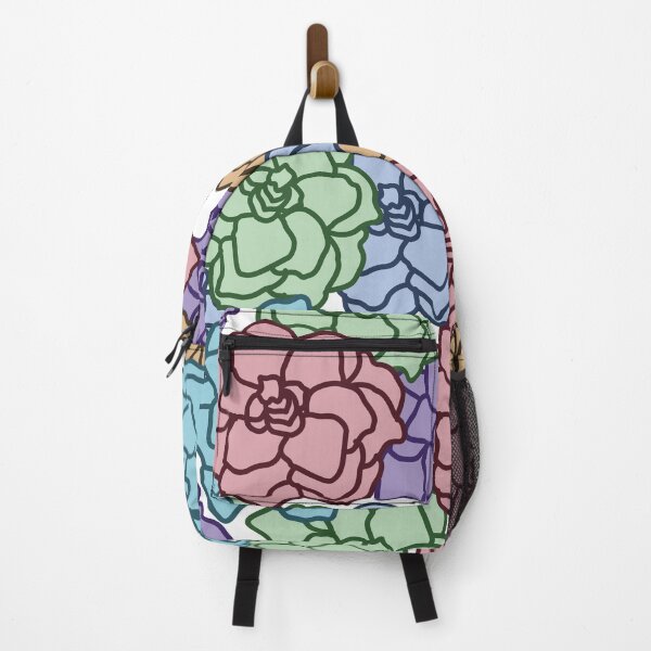 Item preview, Cute pastel floral line art seamless pattern on white designed and sold by PowerAntShop.