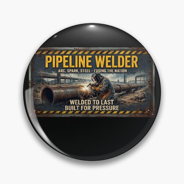 Item preview, Pipeline Welder Arc Spark Steel Fusing Shirt designed and sold by StudioBilly3000.