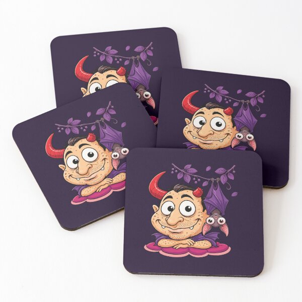 Item preview, Whimsical Devil and Bat Duo designed and sold by vivendulies.