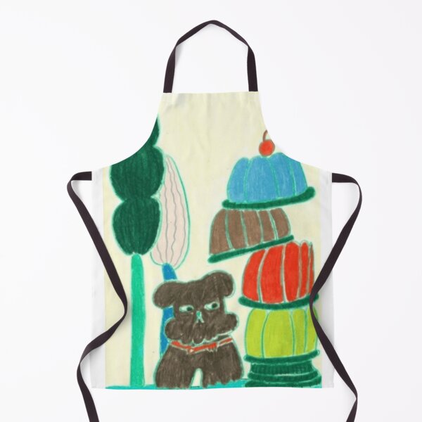 Item preview, Grumpy Dog Beside Colorful Gelatin Stack designed and sold by DreamsofCrayons.