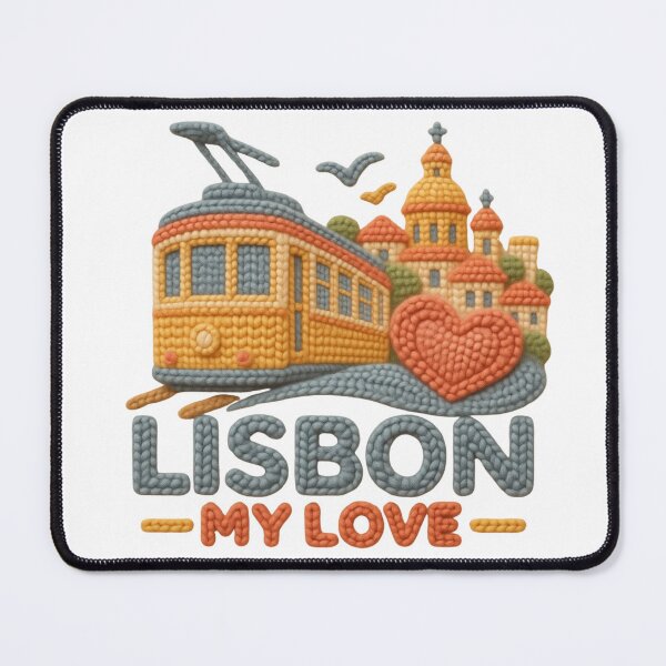 Item preview, Lisbon My Love Cute Crochet Tram Portugal Design designed and sold by RDproject.