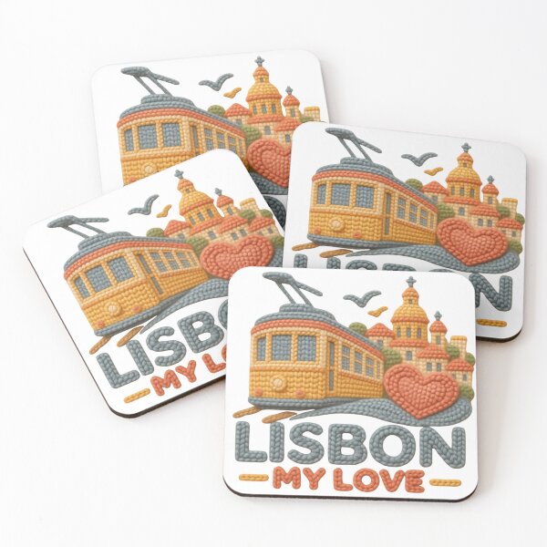 Item preview, Lisbon My Love Cute Crochet Tram Portugal Design designed and sold by RDproject.
