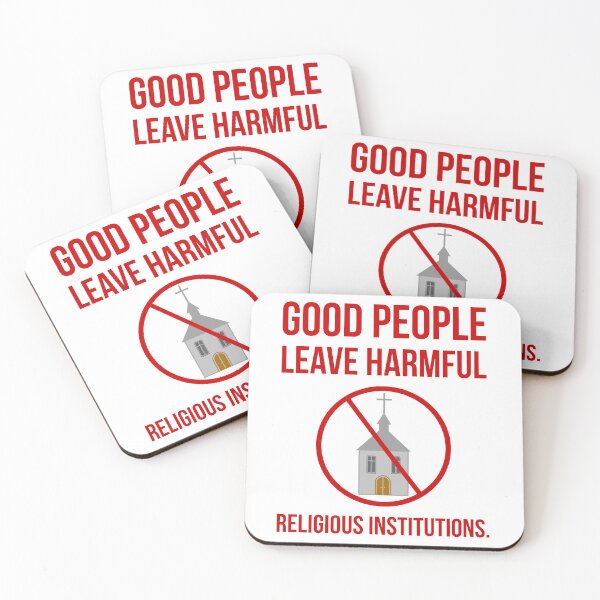 Item preview, Good people leave harmful religious institutions.  designed and sold by Rachel the Artist .
