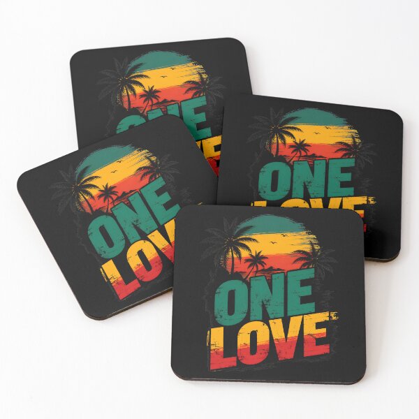 Item preview, rasta reggae one love palm tree rastafarian jamaican vacation designed and sold by Cocuninecrew.