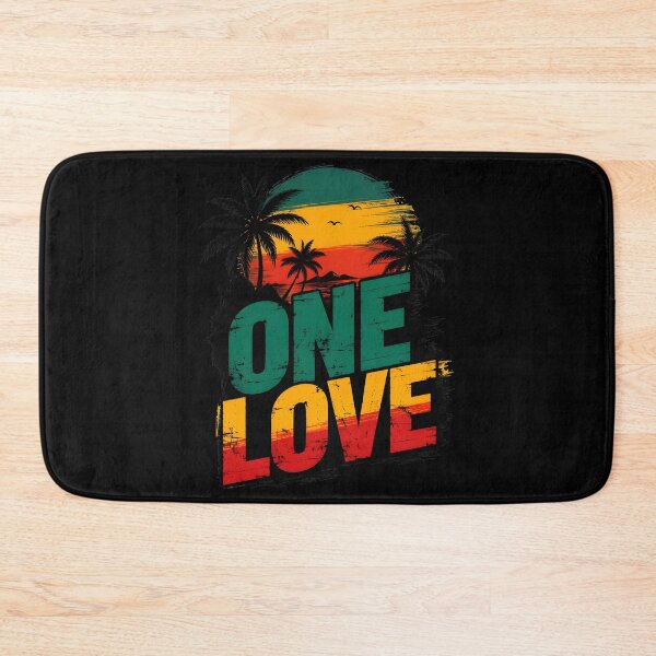 Item preview, rasta reggae one love palm tree rastafarian jamaican vacation designed and sold by Cocuninecrew.