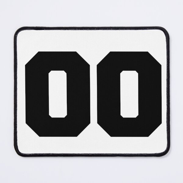 Item preview, Varsity Number 00 Bold Black Jersey designed and sold by ModdiesColors.
