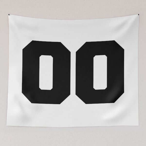 Item preview, Varsity Number 00 Bold Black Jersey designed and sold by ModdiesColors.
