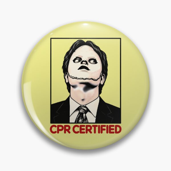 Item preview, Dwight Schrute CPR designed and sold by Boiledbrain-SP.