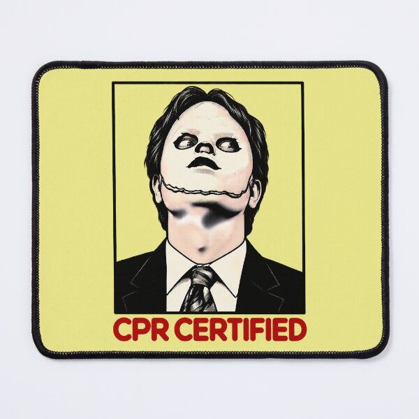 Item preview, Dwight Schrute CPR designed and sold by Boiledbrain-SP.