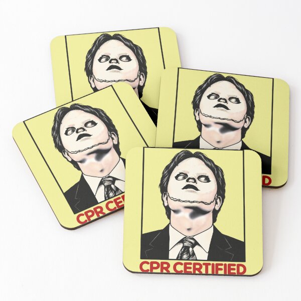 Item preview, Dwight Schrute CPR designed and sold by Boiledbrain-SP.