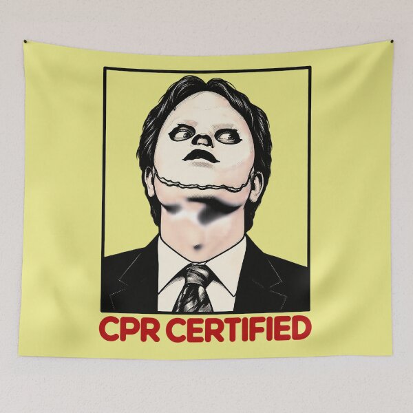 Item preview, Dwight Schrute CPR designed and sold by Boiledbrain-SP.