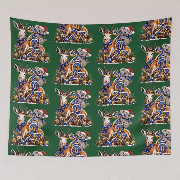 Item preview, Koala Climbing 2027 – Festive New Year Wildlife designed and sold by HoMya.