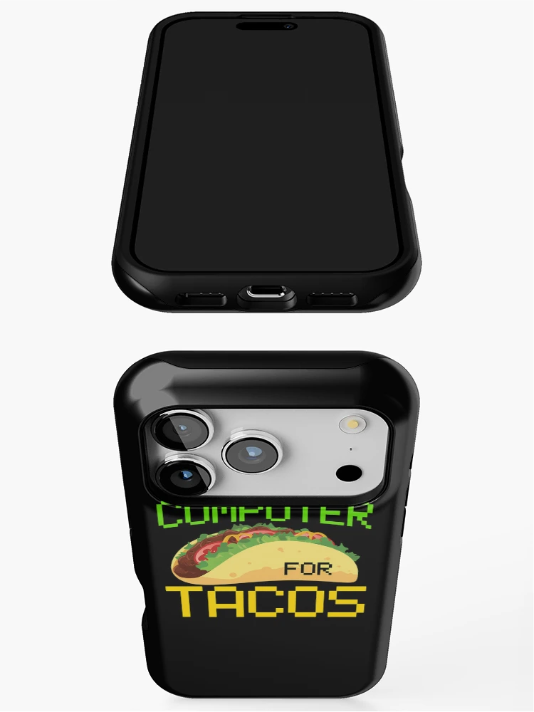 Thumbnail 3 of 4, iPhone Case, Will-Fix-Computer-For-Tacos-Computer-Repair-Computer-Tech-Computer-Programmer designed and sold by milarekit.