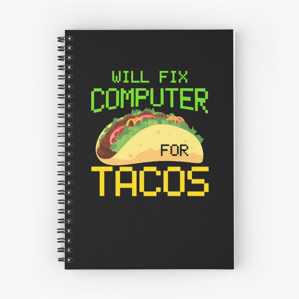 Artikelvorschau, Computerreparatur gegen Tacos entworfen und verkauft von milarekit.