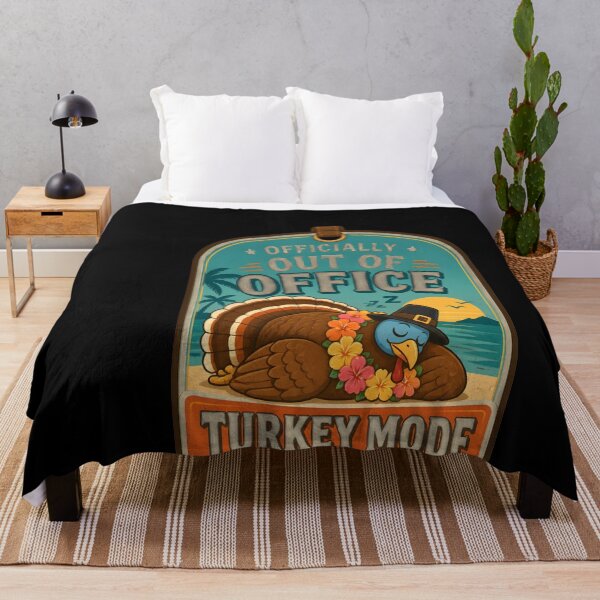 Item preview, Out Of Office Turkey Time Thanksgiving designed and sold by LiviuGligoros.