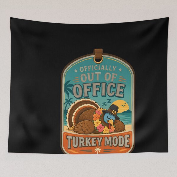 Item preview, Out Of Office Turkey Time Thanksgiving  designed and sold by LiviuGligoros.