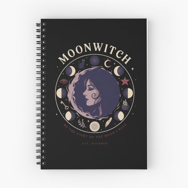 Item preview, Moonwitch Lunar Phases Halloween Design Graphic Tee v14 designed and sold by DarylWelsh2024.