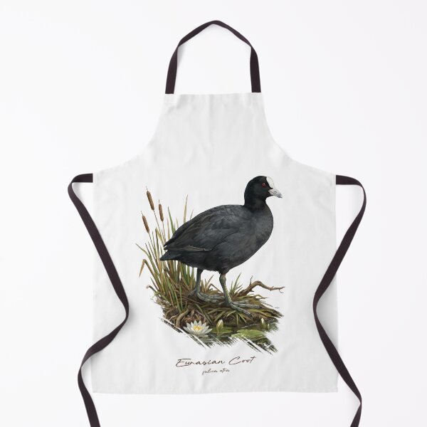 Item preview, Eurasian Coot on Wetland Bird Illustration designed and sold by Takeda-art.