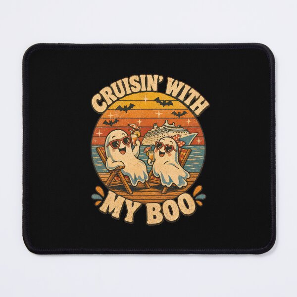 Item preview, cruisin' with my boo halloween couples trip cruise love designed and sold by Cocuninecrew.