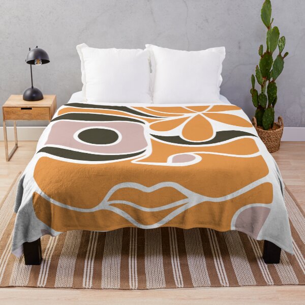 Item preview, Abstract Face Retro Flowers designed and sold by Melisvankur.