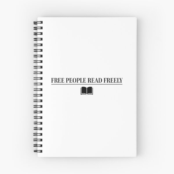 Item preview, Free People Read Freely Minimalist Banned Books Typography Design designed and sold by TrendsByRhoy.