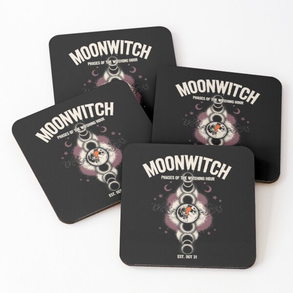 Item preview, Moonwitch Lunar Phases Halloween Design Graphic Tee v16 designed and sold by DarylWelsh2024.