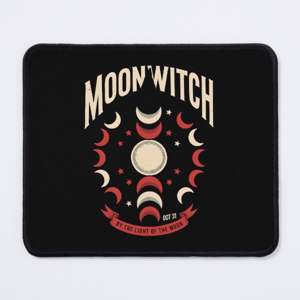 Item preview, Moonwitch Lunar Phases Halloween Design Graphic Tee v17 designed and sold by DarylWelsh2024.