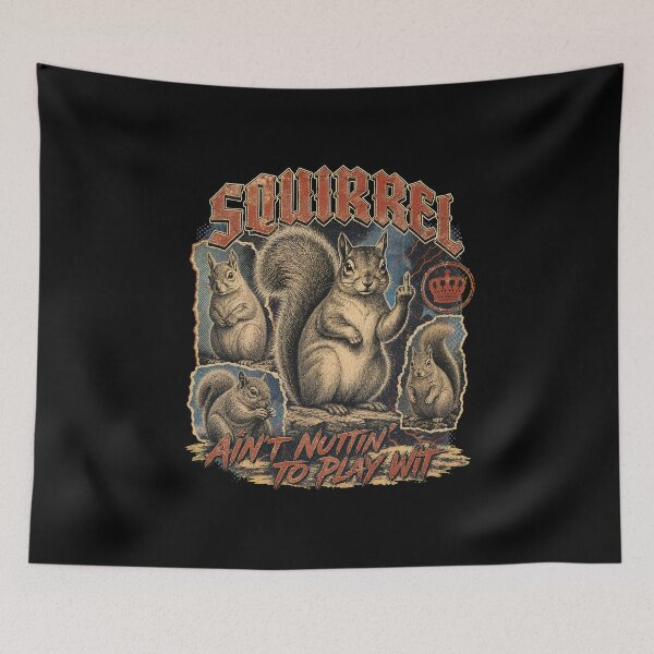 Item preview, funny squirrel with attitude sarcastic animal humor designed and sold by Cocuninecrew.