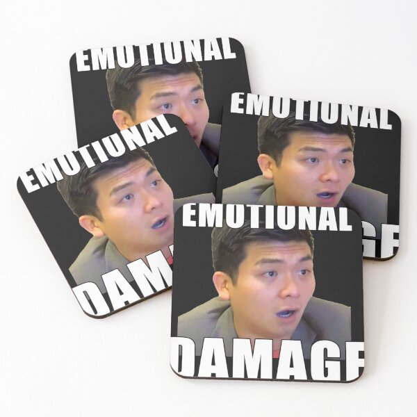 Item preview, EMOTIONAL DAMAGE meme designed and sold by HalieKassulke.