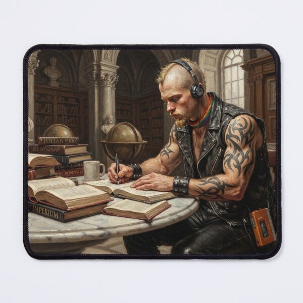 Item preview, Gay Pride : Roman Empire Study: Muscular Leather Art designed and sold by Capo Terra.